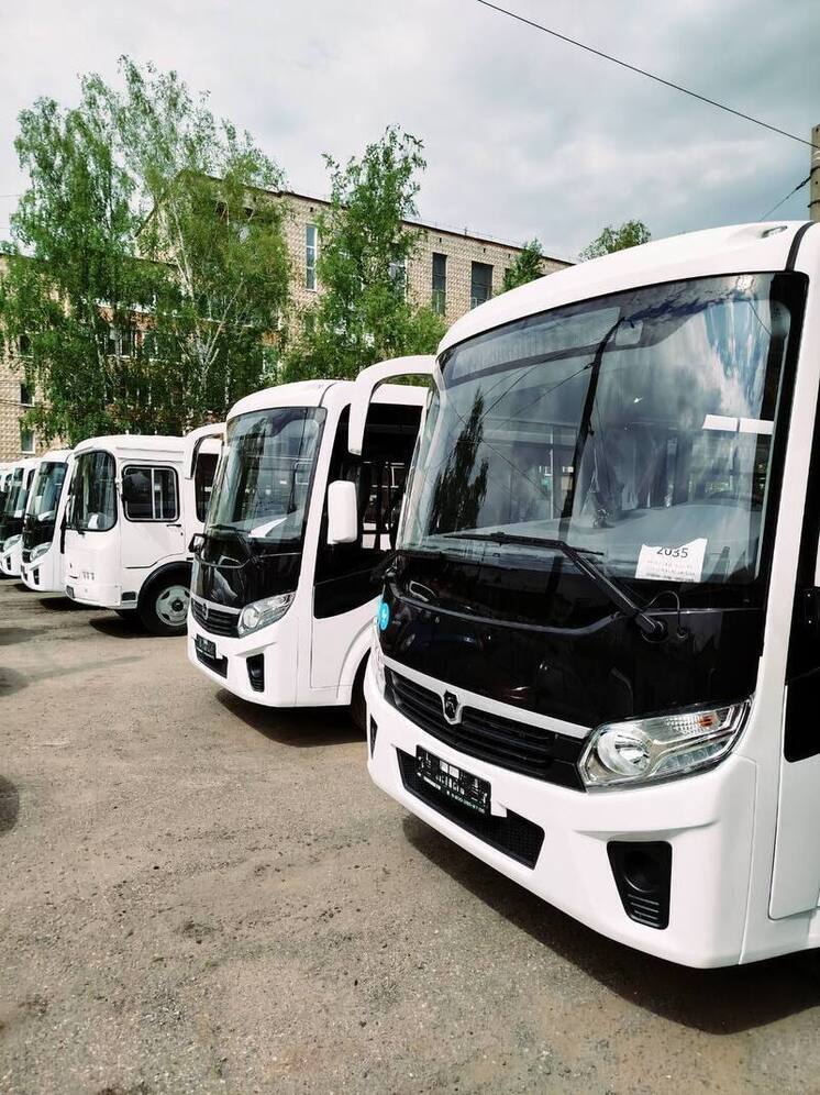 Пять новых автобусов выйдут на маршруты в томском Левобережье