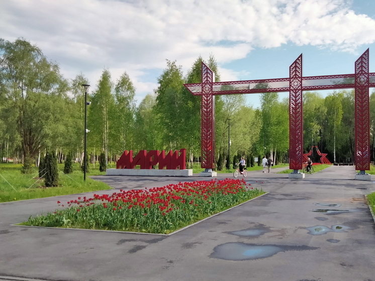 В йошкар-олинском Марий парке и на Аллее здоровья высажены деревья