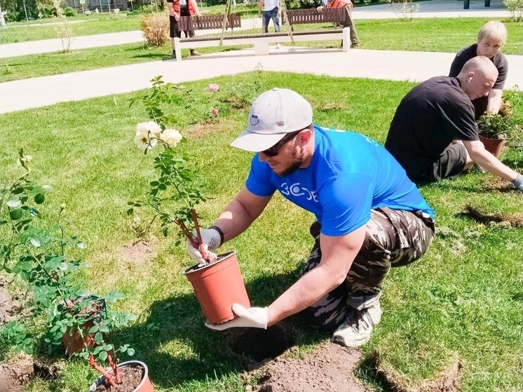 В Пущино завершены работы по благоустройству у фонтана