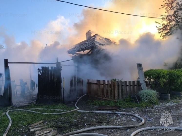 На Урале в сгоревшем доме обнаружили труп