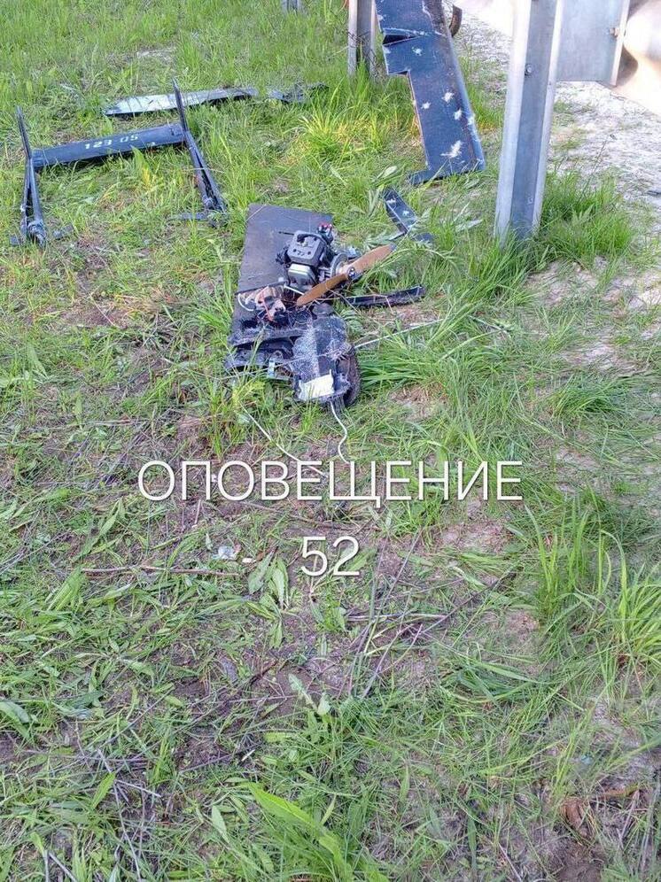 Обломки беспилотника нашли у автодороги в Нижегородской области