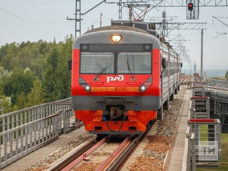 Пассажиропоток в пригородных поездах Татарстана с начала года вырос на 2%