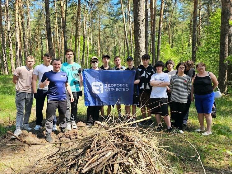 Движение «Здоровое Отечество» организовало экологический субботник в Серпухове
