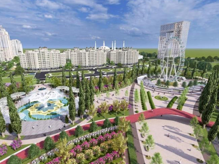  В новом Путинском районе Грозного установят колесо обозрения