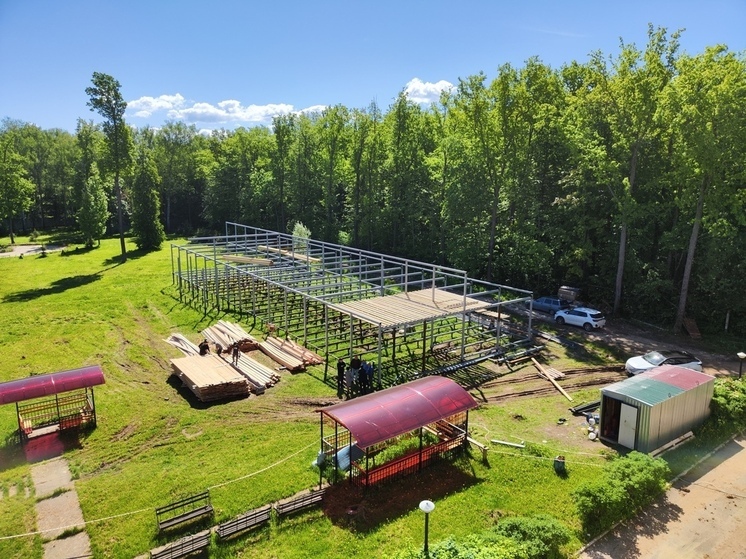 В «Лесной сказке» к лету появятся два новых корпуса для детей