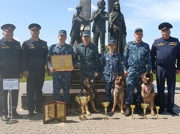 Кинологи Красноярского ГУФСИН стали чемпионами России