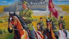 Мурал в Элисте посвятили бойцам 110-й кавалерийской дивизии