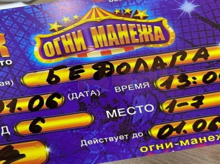 Бедолагами назвали детей из малоимущих семей, подарив им бесплатные билеты в цирк