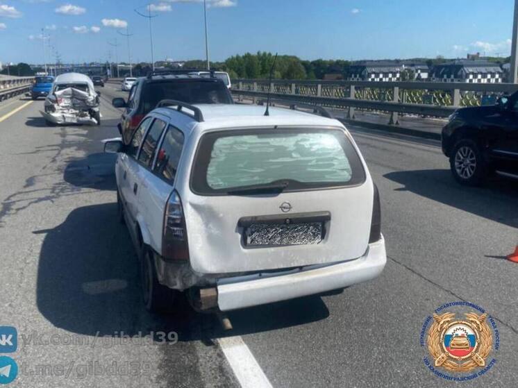 В Калининграде произошло ДТП с пострадавшим мотоциклистом