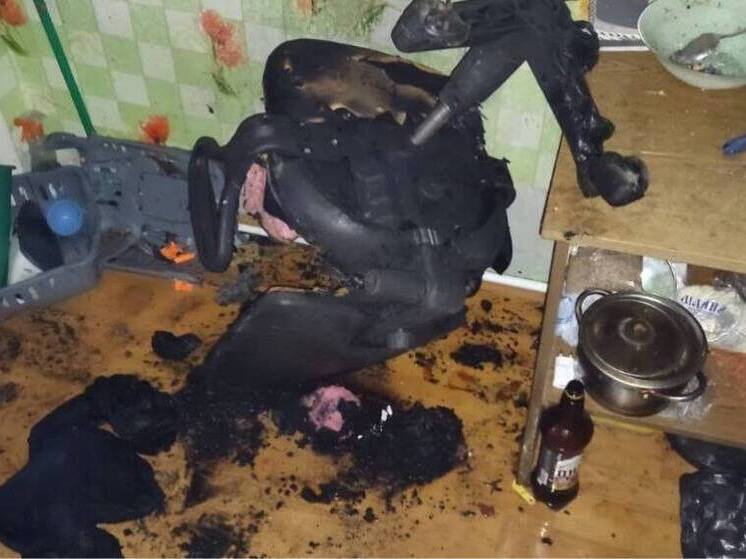 Калининградские пожарные потушили стиральную машинку в Пионерске