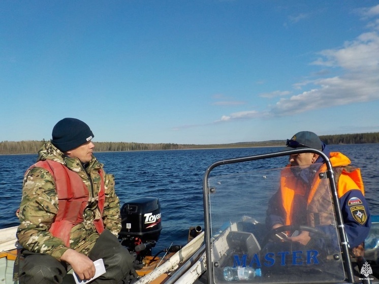 Сотрудники ГИМС Карелии задержали рыбаков без документов на озерах Нигозеро и Сандал