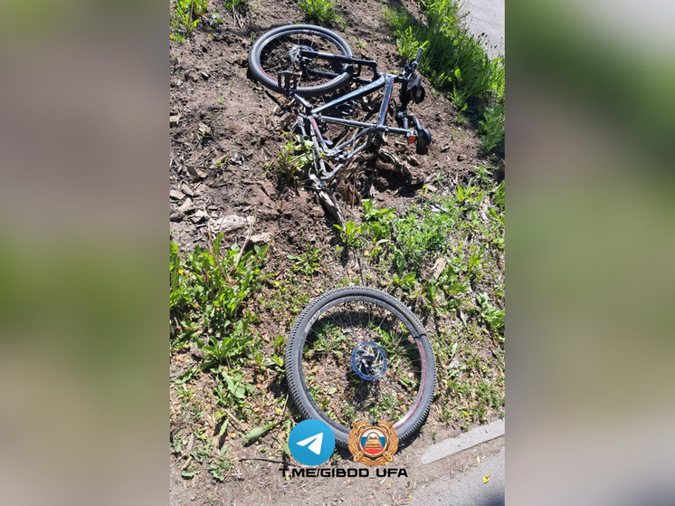 14-летний подросток на велосипеде попал под машину в Уфе