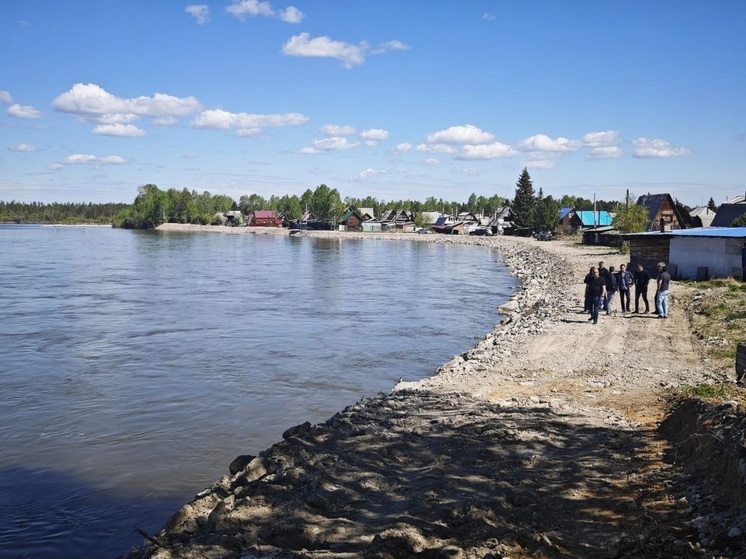 Завершены работы по берегоукреплению реки Китой в СНТ «Ясная Поляна»