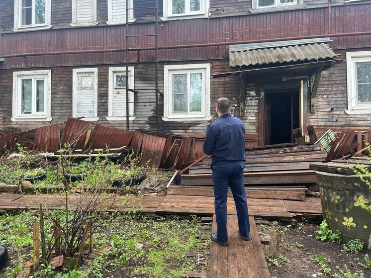 В Архангельске возбудили дело после обрушения жилого дома