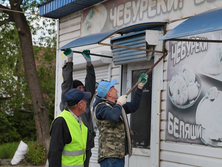 Более 300 незаконных киосков ждут демонтажа в Омске