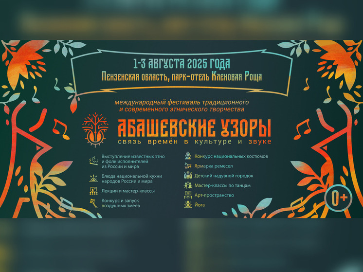 Международный фестиваль этнического творчества “Абашевские узоры” состоится в Спасском районе