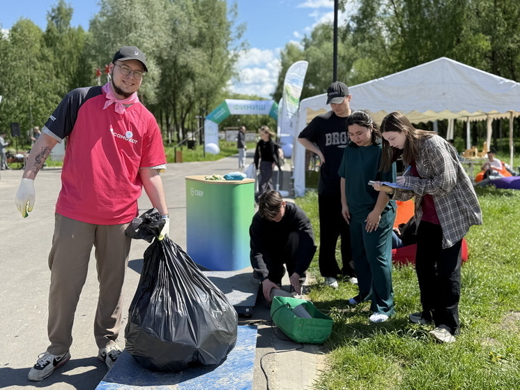 Более 1,4 тонны мусора собрано командами компаний Йошкар-Олы на эко-соревнованиях «Зелёные игры» Сбера и БрокСталь