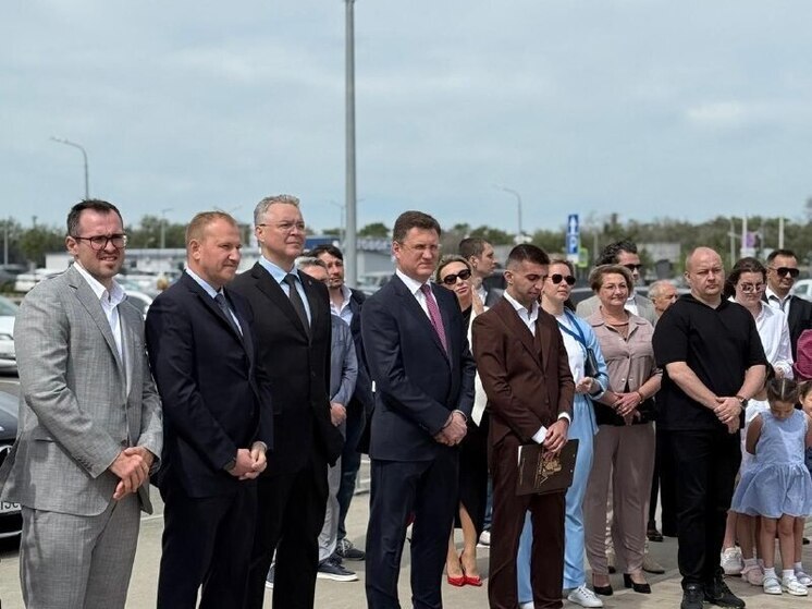 Александр Новак и Владимир Владимиров открыли арт-объект в Минеральных Водах