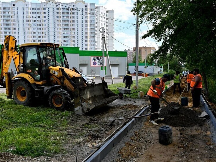 Дороги Серпухова обновляют в рамках региональной программы «Народные тропы Подмосковья»