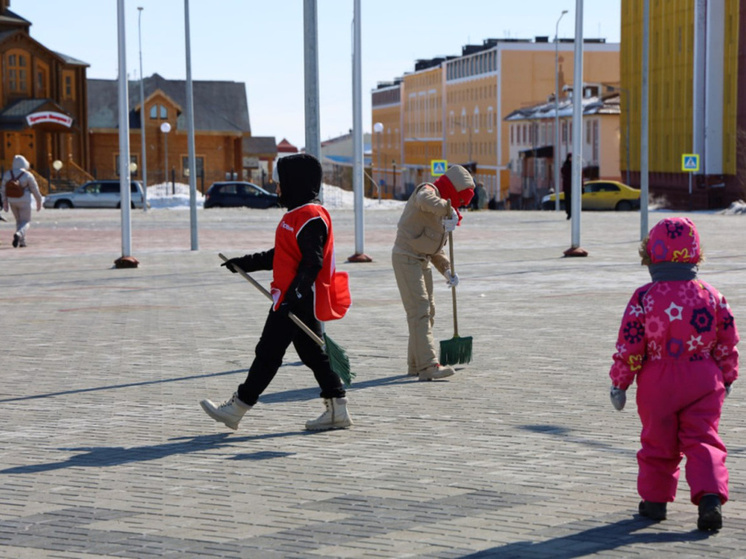 Жители Чукотки выйдут на уборку улиц 31 мая