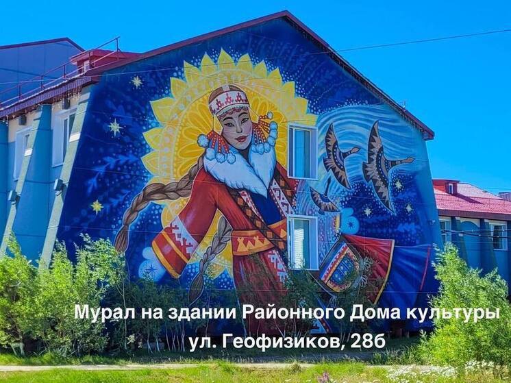 Новые тематические муралы нарисуют в Тазовском в Год Героев