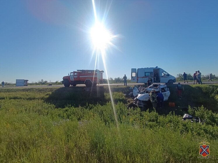 Трое детей пострадали при столкновении машин в Волгоградской области