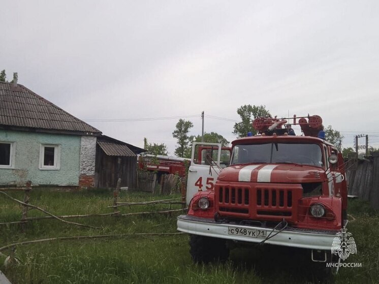 В Белевском районе потушен пожар в жилом доме