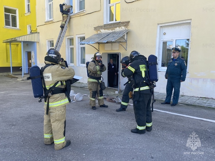 В Пучежской школе прошли пожарные учения