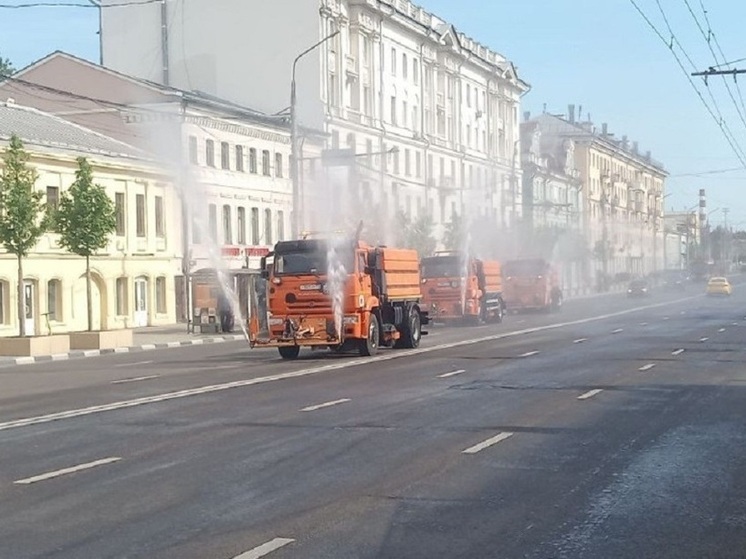 В Туле на уборке города 27 мая задействуют 90 единиц техники