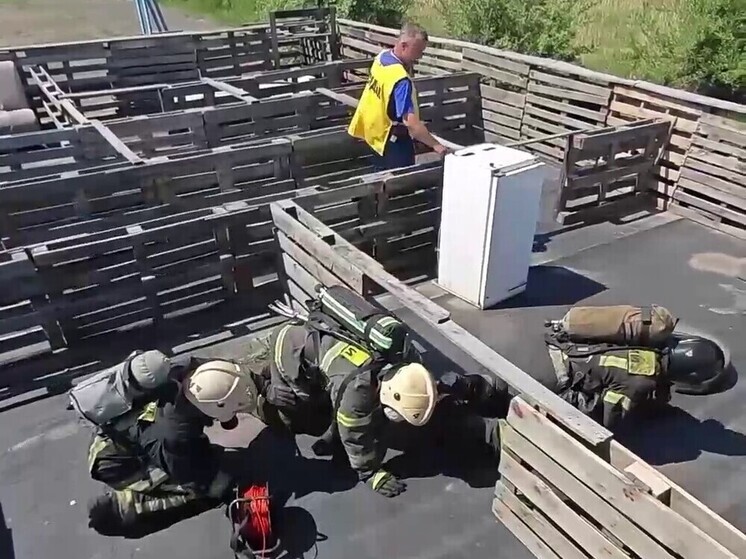 В Хакасии выбрали лучшее звено газодымозащитной службы