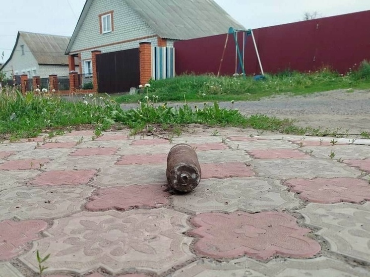 В Курской области обнаружили боевой снаряд времен войны