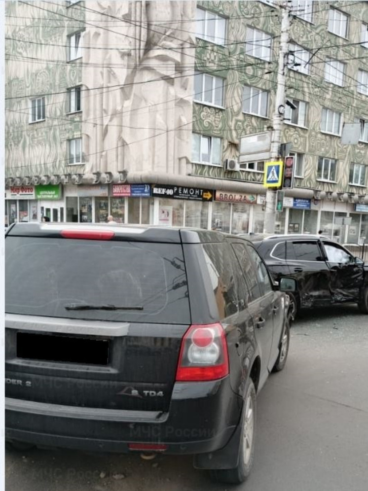 На центральной улице Калуги в ДТП пострадал грудничок