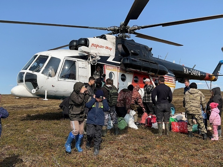 В НАО завершается кампания по развозу учащихся вертолетами