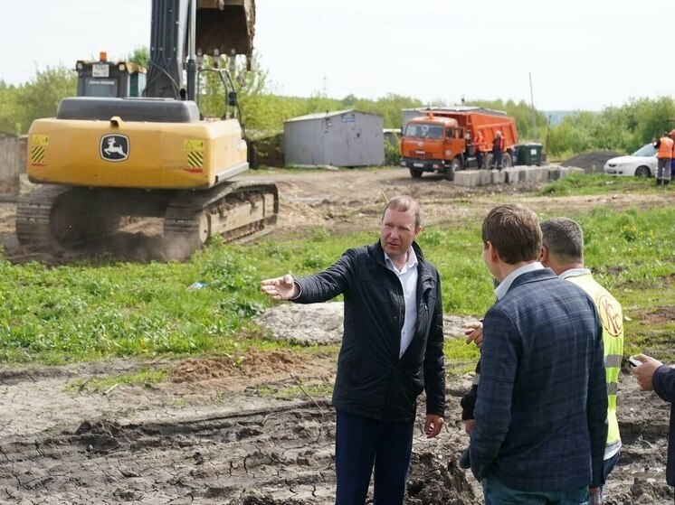 В Кемерове продолжается строительства нового участка дороги в Ленинском районе