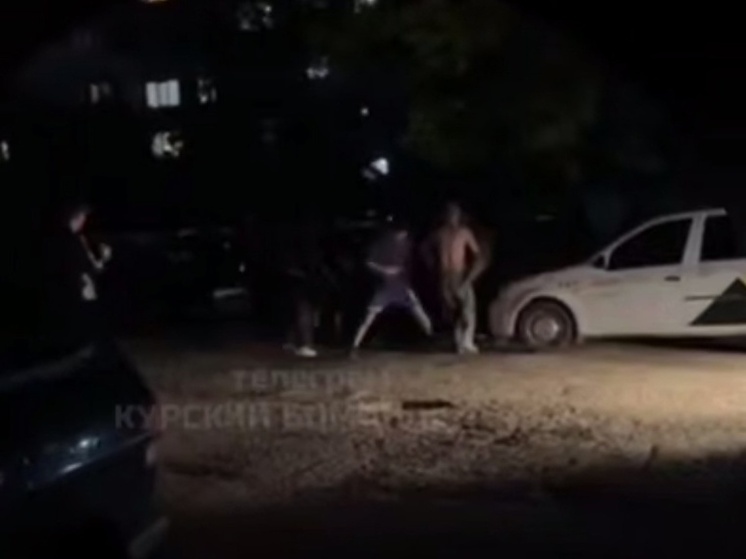 В Курске на проспекте Хрущева произошла массовая драка