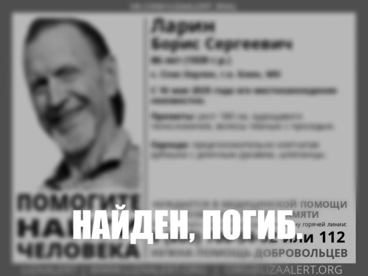 Нашли мертвым пенсионера из Подмосковья, которого искали в Тверской области