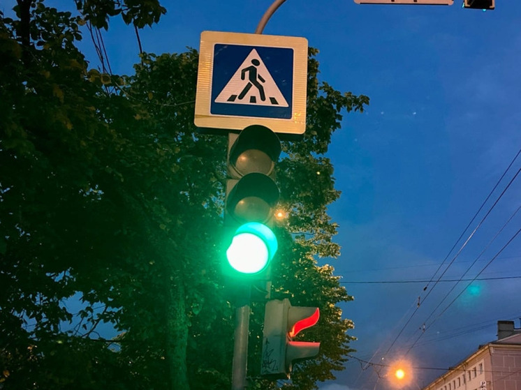 Светофоры на улице Петина в Вологде изменили график работы