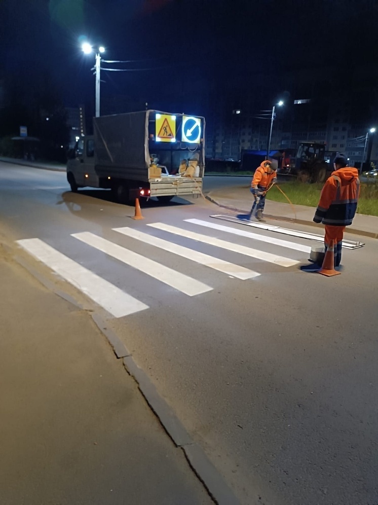 Во Владимире по требованию прокуратуры обновлена дорожная разметка