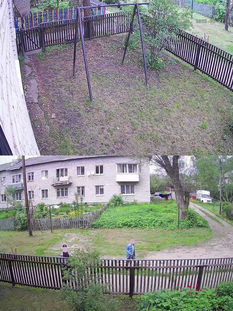 В поселке под Тверью проделка маленьких детей попала на камеру видеонаблюдения