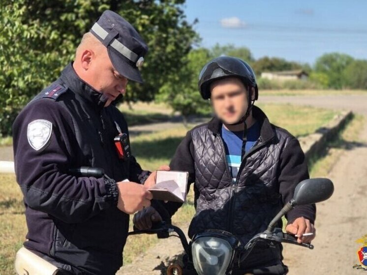 Херсонские автоинспекторы проверили мотоциклистов