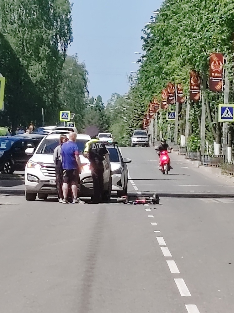 В Тверской области произошла авария на пешеходном переходе