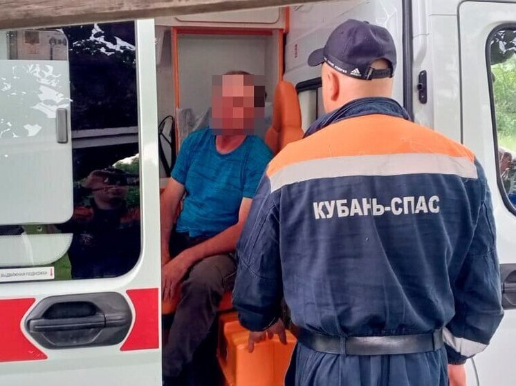 В Отрадненском районе спасатели помогли мотоциклисту