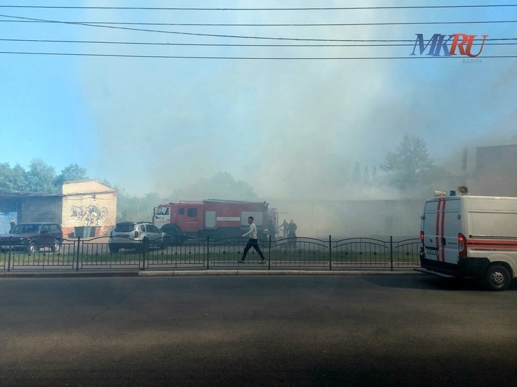 ОАО «РЖД» на тушение пожара в Калуге направило спецпоезд