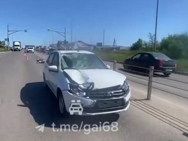 В Тамбове на пешеходном переходе произошло ДТП