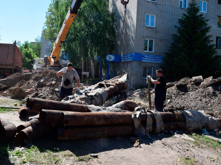 Реконструкция коммунальных сетей оставит тамбовчан без горячей воды на 1,5 месяца