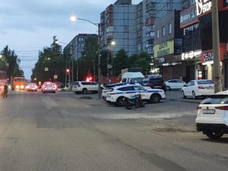 Во Владикавказе мотоциклист сбил беременную девушку