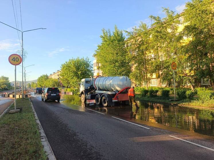 В Улан-Удэ откачена вода со всех магистральных улиц