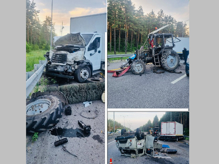 Пять человек пострадали в воронежской массовой аварии с участием спецмашин