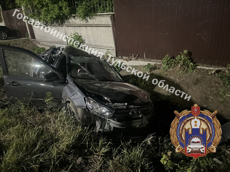 Бесправный водитель «Лады» под Тулой устроил ДТП и едва не убил ровесницу