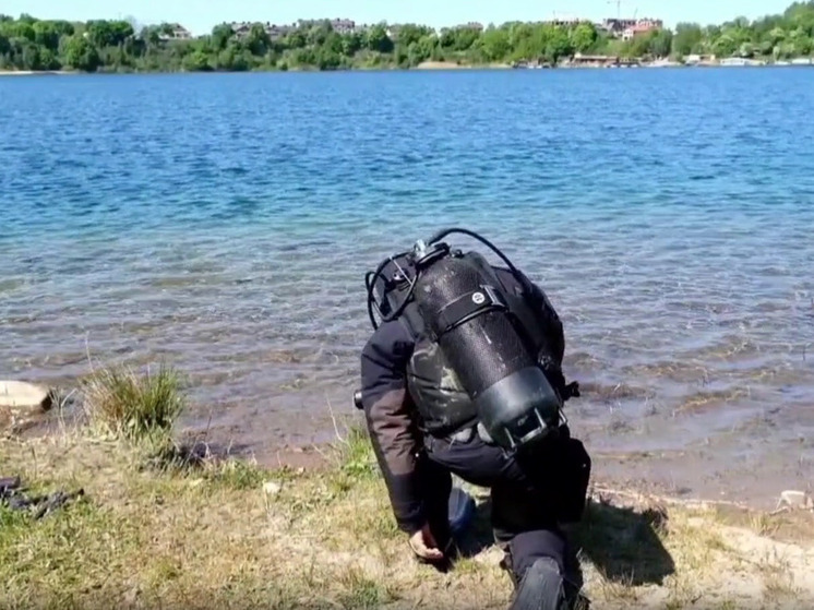 Водолазы Росгвардии провели тренировку в карьере под Янтарным